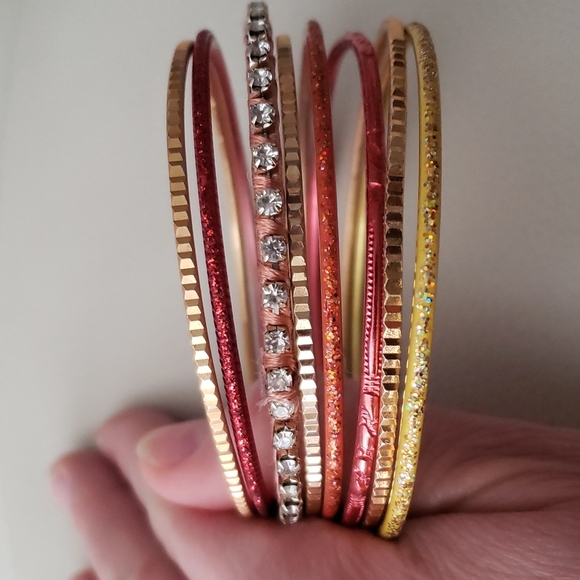 Loft Sparkly 8-Piece Bracelet - Picture 1 of 3